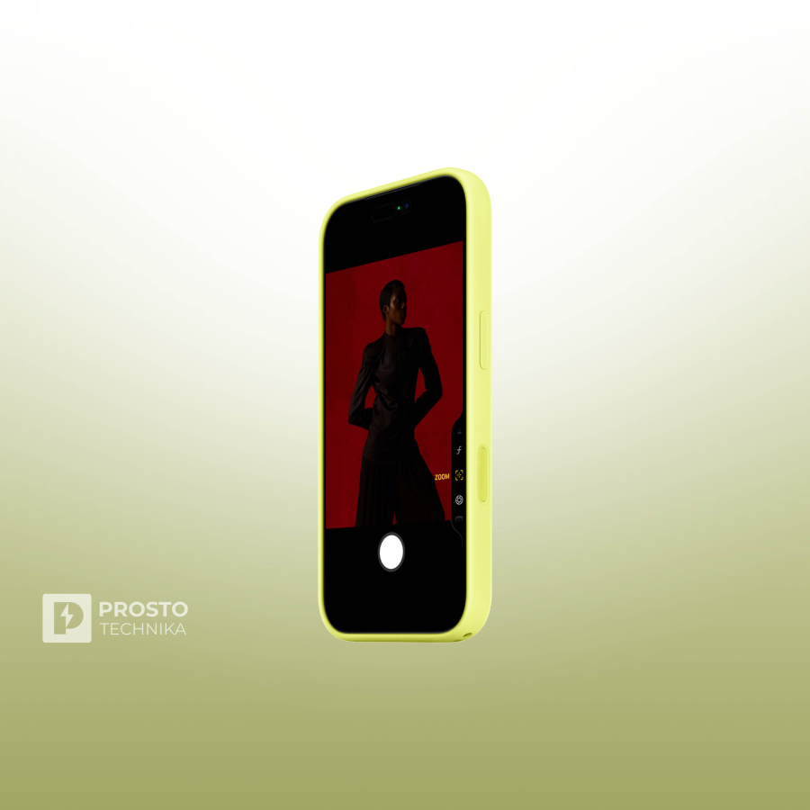 Чехол Apple iPhone 17 Pro Max Silicone Case with MagSafe - Neon Yellow